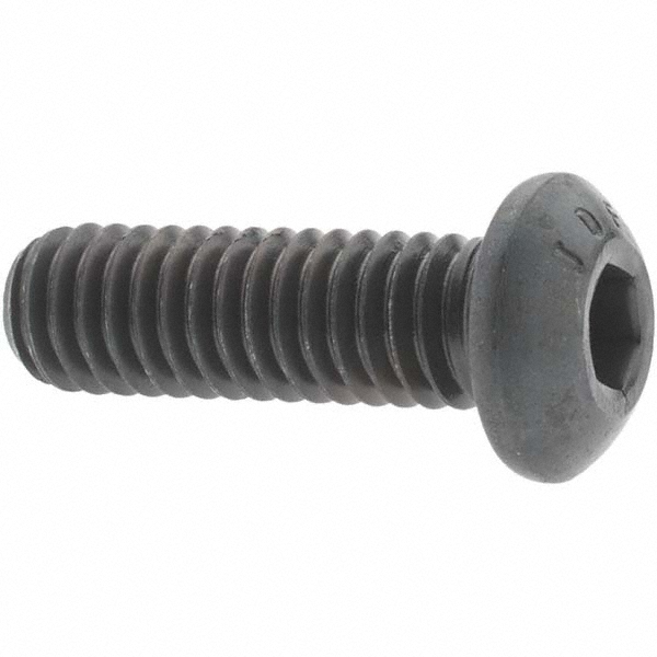 Value Collection - Button Socket Cap Screw: 5/16-18, 1" Length Under ...