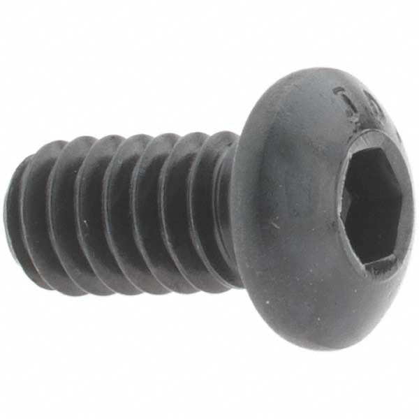 Value Collection - Button Socket Cap Screw: 1/4-20 x 1/2, Stainless Steel,  Uncoated - 88008586 - MSC Industrial Supply