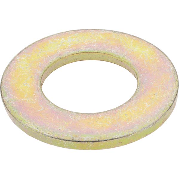 thumbnail interactive-video image 1 of 7/16 SAE Flat Washers – Grade 8 Steel Zinc Yellow (Pick Quantity) 1 of 3