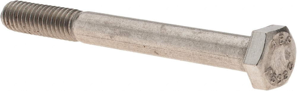 Hex Head Cap Screw: 5/16-18 x 3", Grade 18-8 Stainless Steel