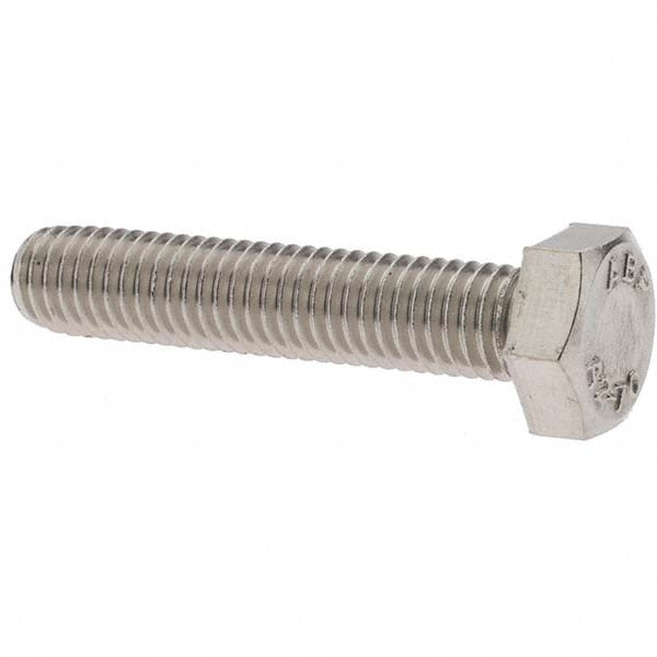 Value Collection - Hex Head Cap Screw: M8 x 1.25 x 40 mm, Grade 18-8 ...