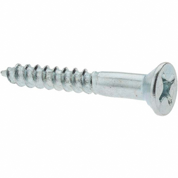 Sheet Metal Screw: 1/4, Flat Head, Phillips