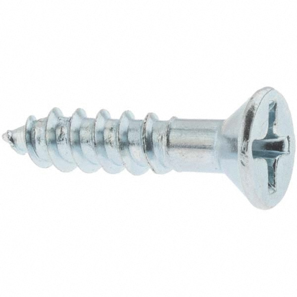 Value Collection - Sheet Metal Screw: #7, Flat Head, Phillips Drive, 3/ ...