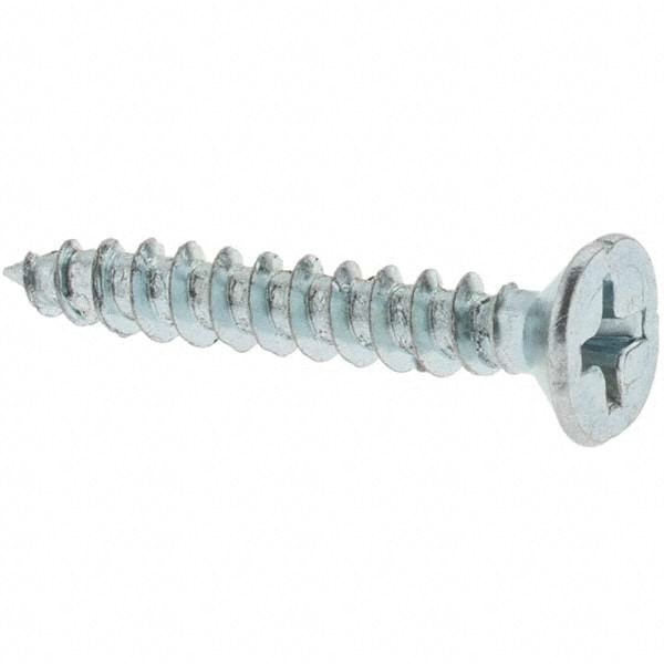 Value Collection - Sheet Metal Screw: #7, Flat Head, Phillips | MSC Direct