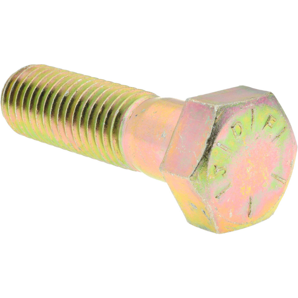 thumbnail image 2 of Lexar Industrial Grade 8 Hex Cap Screws – 5/8-11 X 6" Yellow Zinc (10 Pack) 2 of 6