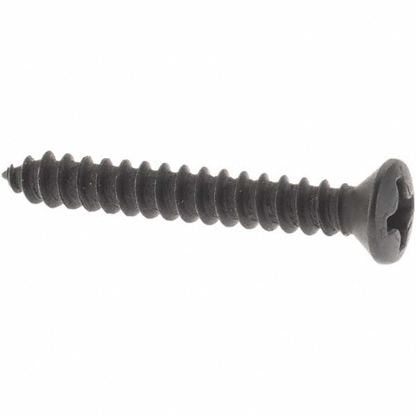 Sheet Metal Screw: #6, Flat, Oval & Pan Head, Phillips