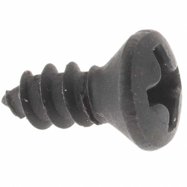 Sheet Metal Screw: #6, Oval Head, Phillips