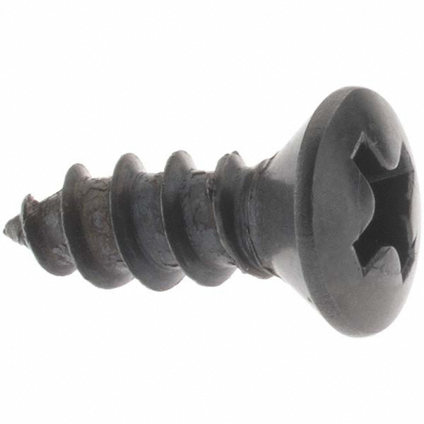 Sheet Metal Screw: #8, Flat, Oval & Pan Head, Phillips