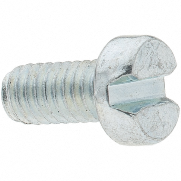 Machine Screw: M4x0.7 x 8.00 mm Length Under Head, Cheese Head, Slotted