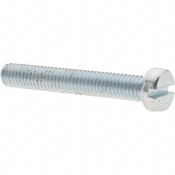 Machine Screw: M6x1 x 40.00 mm Length Under Head, Cheese Head, Slotted