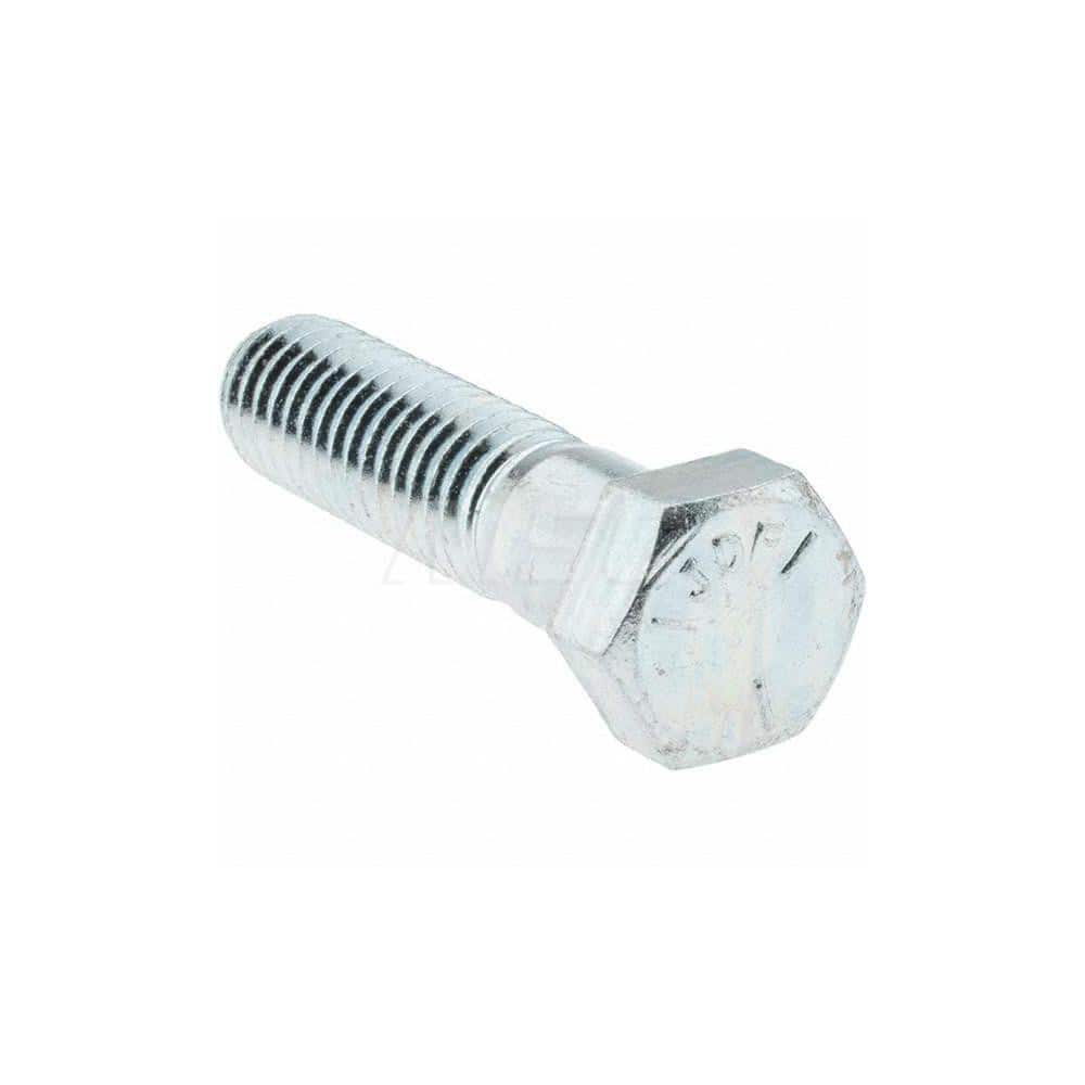 Value Collection Hex Head Cap Screw: 7/16-14 x 1-3/4″, Grade Steel, Zinc -Plated 61868626 MSC Industrial Supply