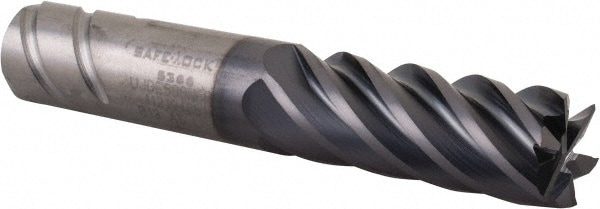 Kennametal 5351827 Square End Mill: 1/2 Dia, 1-1/4 LOC, 1/2 Shank Dia, 3 OAL, 6 Flutes, Solid Carbide Image