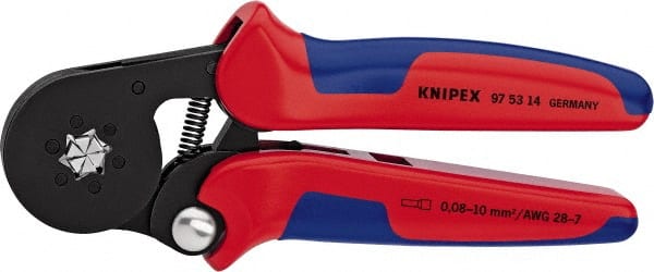 Knipex 97 53 14 7-1/8" OAL Crimping Pliers 