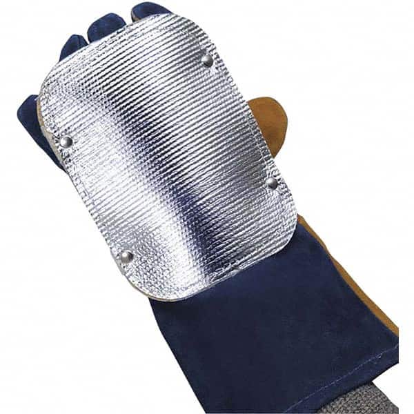 Wilson Industries 36680 Glove Pad: Silver & Yellow, Aluminized Fiberglass 
