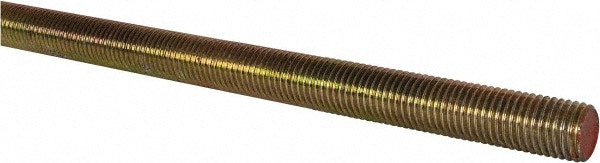 Value Collection 7166 Threaded Rod: 1-8, 6 Long, Alloy Steel, Grade B7 Image