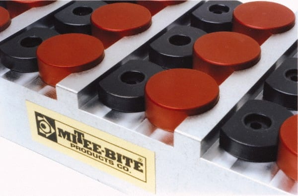 Mitee-Bite 10510 3/8" Mild Steel Hex, 5/8-11 Stud Thread, Symmetrical Hex Clamp 