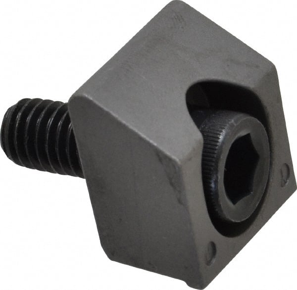 3/8-16 Screw Thread, 1" Wide x 1/4" High, Smooth Steel Standard Style Screw Mount Toe Clamp