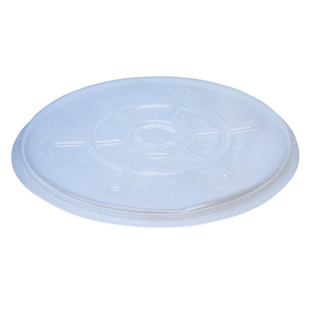 DC-TP Round Polyethylene Closed Head Drum Cover for 55 Gallon Container Image