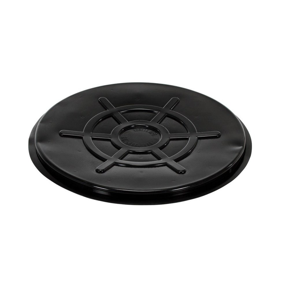 DC-TP-B Round Polyethylene Closed Head Drum Cover for 55 Gallon Container Image