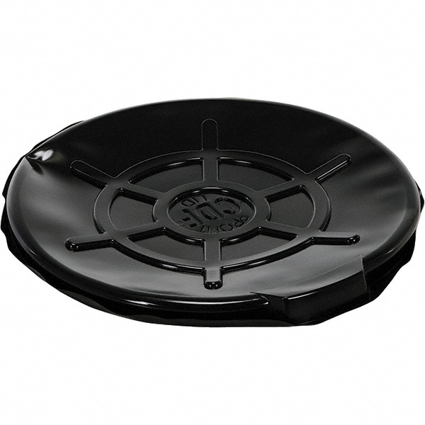 DC-TPO-B Round Polyethylene Open Head Drum Cover for 55 Gallon Container Image