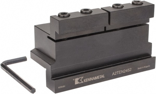 Kennametal 1878083 Tool Block Style A2TEN, 52mm Blade Height, 5.32" OAL, 80mm OAH, Indexable Cutoff Blade Tool Block Image