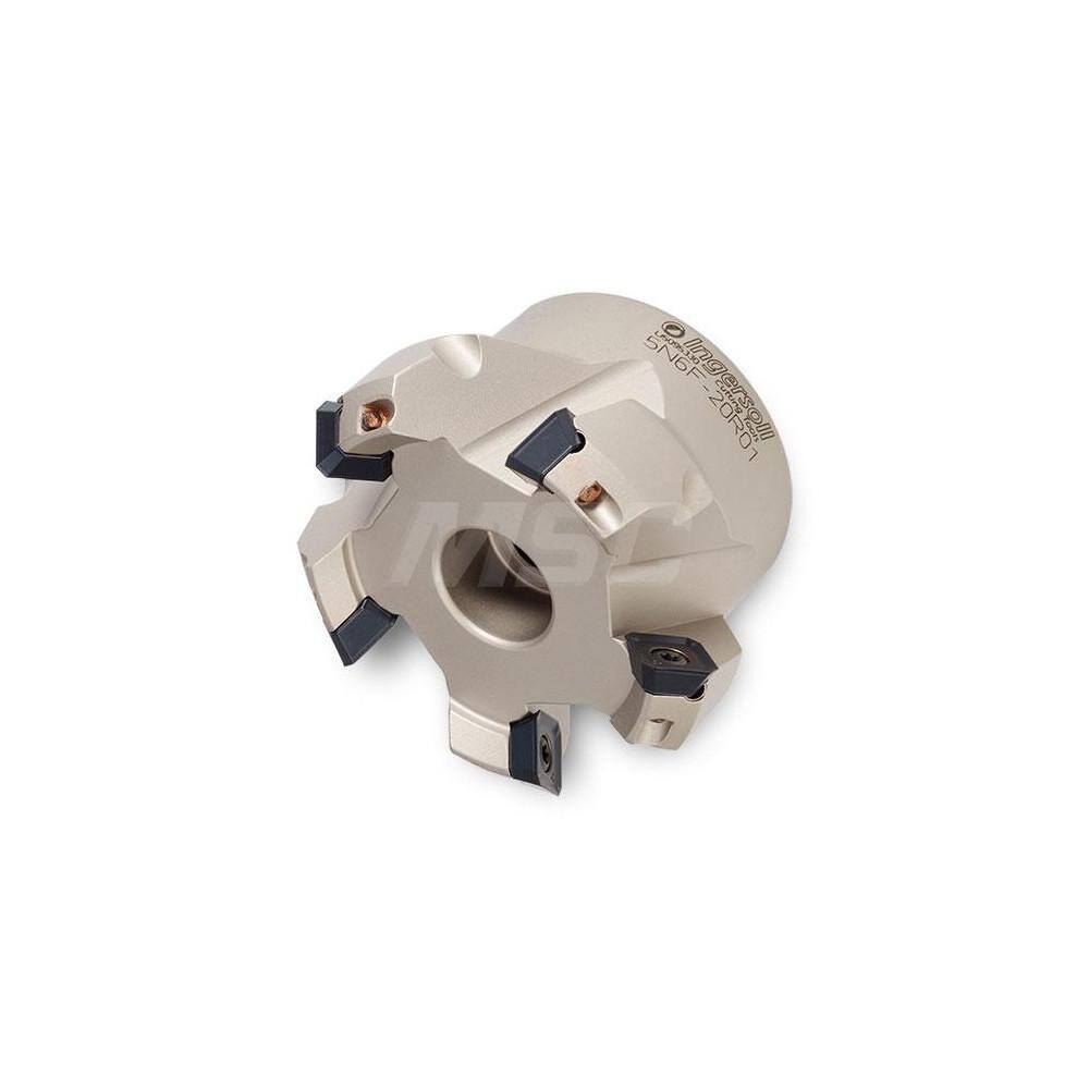 2" Cut Diam, 3/4" Arbor Hole, 0.18" Max Depth of Cut, 45° Indexable Chamfer & Angle Face Mill