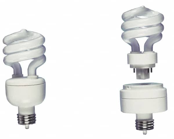 Fluorescent Commercial & Industrial Lamp: 26 Watts, T2, Medium Screw Base