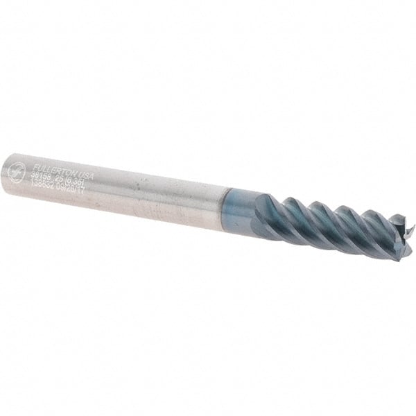 Made in USA - Square End Mill: 1/4