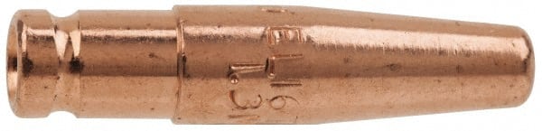 MIG Welder Contact Tip: 1/16" Max Wire Dia, Tapered Base