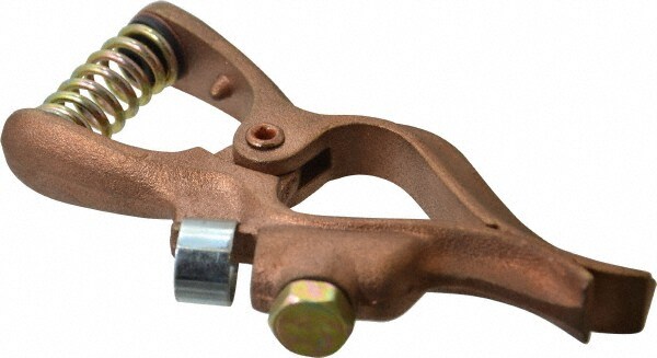 1 Inch Jaw Opening, 3 Inch Jaw Depth, 200 Amp Rating, Copper Welding Ground Clamp