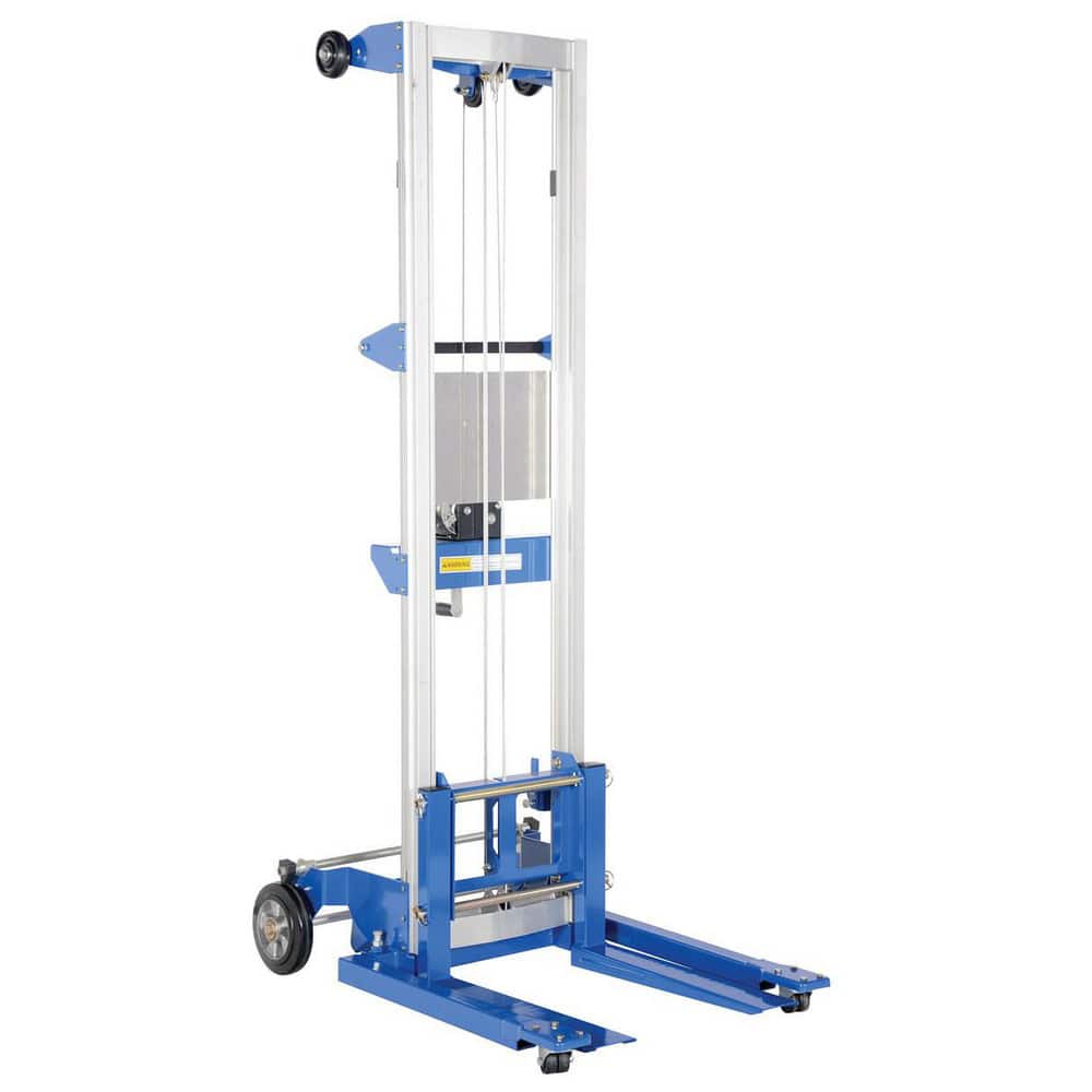  A-LIFT-S-EHP 350 Lb Capacity, 118" Lift Height, Straddle Base Manually Operated Lift 