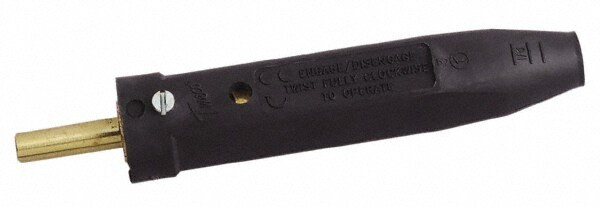 Welding Cable Connectors; Connection Type: Ball-Point ; Cable Size: 1; 2; 4; 4; 2; 1