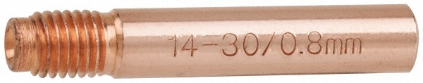 MIG Welder Contact Tip: 0.03" Max Wire Dia - Use with No. 2 & No. 4 MIG Guns