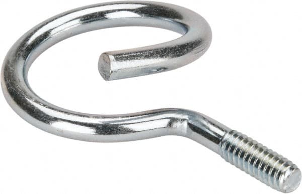 Threaded Bridle Ring: 1-1/4" Pipe, Steel, Zinc-Plated
