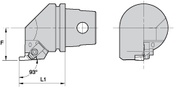 Kennametal - Modular Grooving Head: Right Hand, Cutting Head, System ...