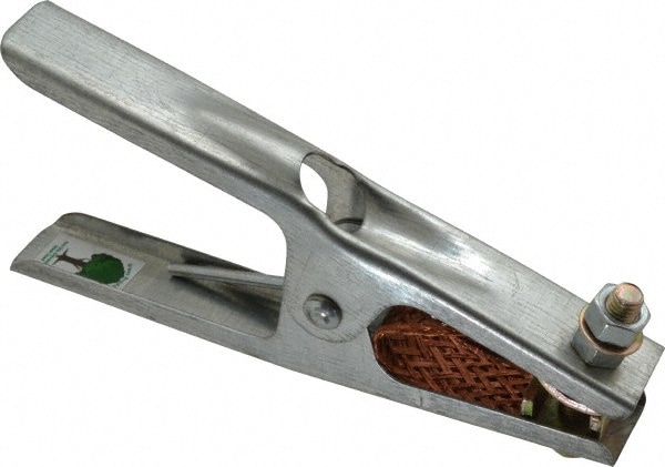 2 Inch Jaw Opening, 1-3/4 Inch Jaw Depth, 200 Amp Rating, Steel Welding Ground Clamp