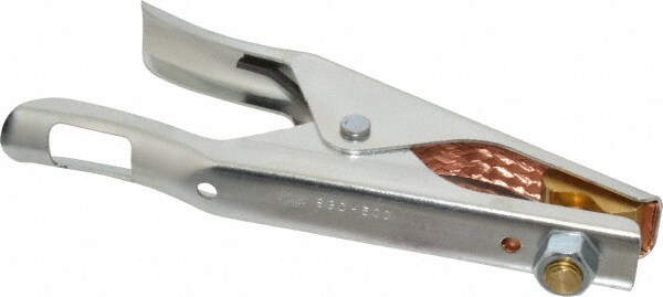 2 Inch Jaw Opening, 1-3/4 Inch Jaw Depth, 500 Amp Rating, Steel Welding Ground Clamp