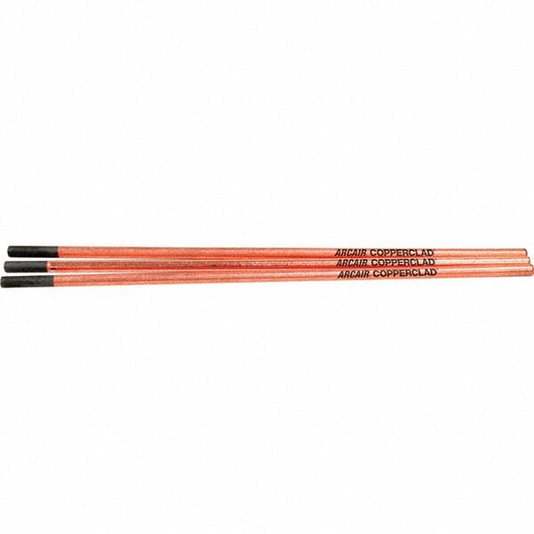Stick Welding Electrode: 1/4" Dia, 12" Long, Copper