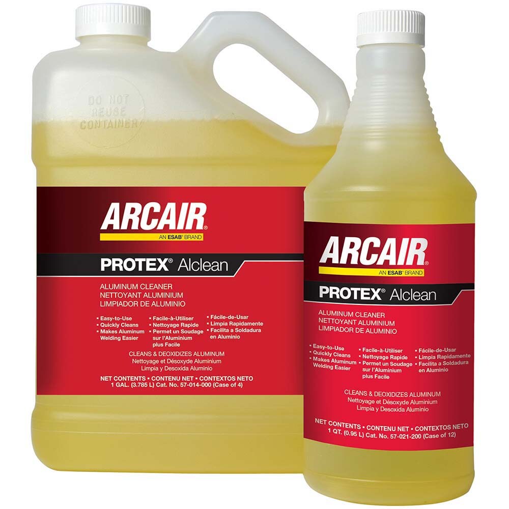 Welding Build-Up Cleaners; Type: Protex. Alclean Aluminum Cleaner ; Container Type: Jug ; Container Size: 1 Gal.