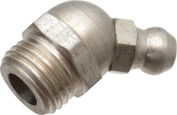 PRO-LUBE GFT/SS/10145-10 Standard Grease Fitting: 45 ° Head, M10 x 1 Metric 