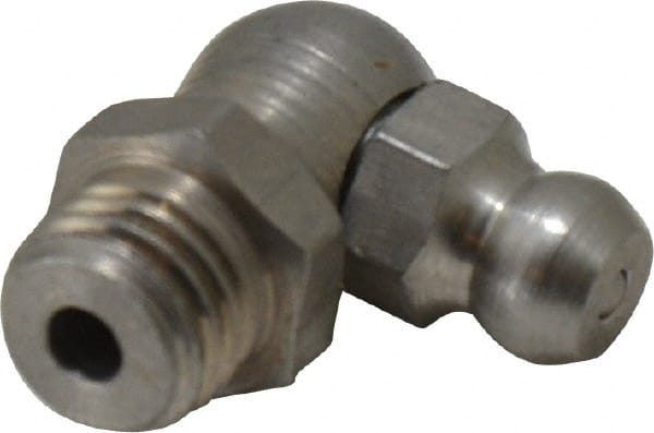 PRO-LUBE GFTSS/8/1/90-10 Standard Grease Fitting: 90 ° Head, M8 x 1 Metric 