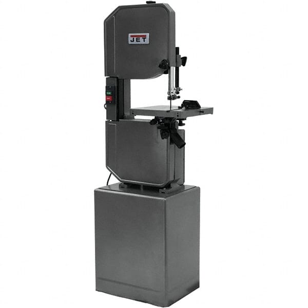 Vertical Bandsaw: Step Pulley Variable Speed Pulley Drive, 13-1/2" Throat Capacity, 6" Height Capacity