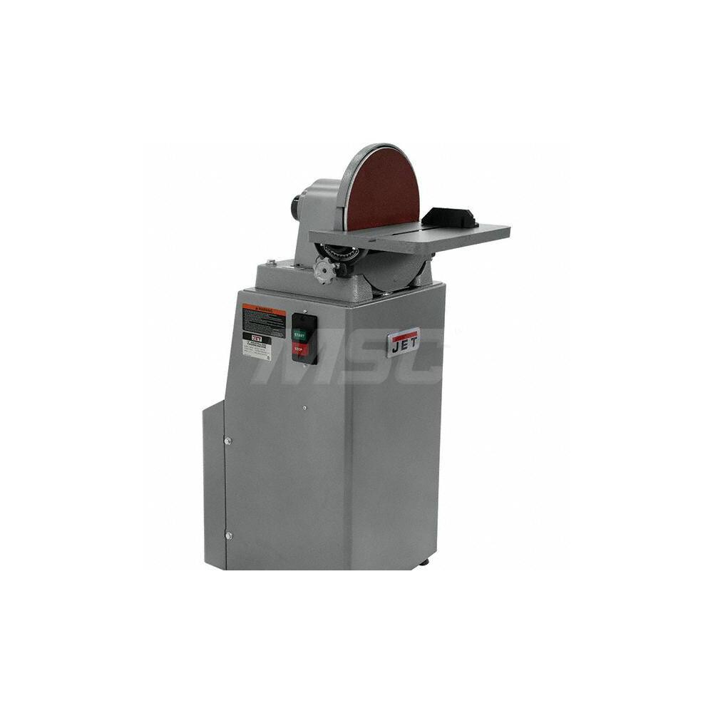 Jet - 12 Inch Diameter, 1,960 RPM, 1 Phase Disc Sanding Machine ...