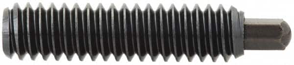 Vlier H66N Threaded Spring Plunger: 1/8, 2-13/32" Thread Length, 1/2" Projection 