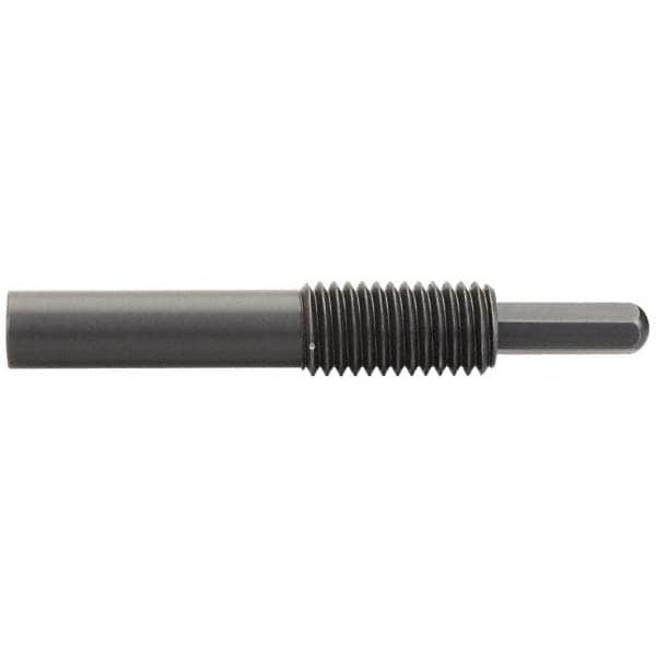 Vlier HH6251 Threaded Spring Plunger: 5/8-11, 1-1/4" Thread Length, 0.31" Dia, 1" Projection Image