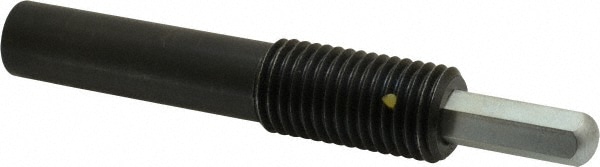 Vlier HL1015 Threaded Spring Plunger: 1/8, 2" Thread Length, 0.5" Dia, 1-1/2" Projection 