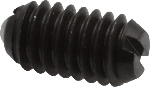 Threaded Ball Plunger: 5/16-18, 0.156" Ball Dia, 0.578" Body Length, 0.04" Max Ball Reach