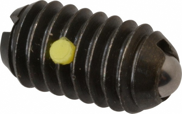 Threaded Ball Plunger: 5/16-18, 0.156" Ball Dia, 0.578" Body Length, 0.04" Max Ball Reach