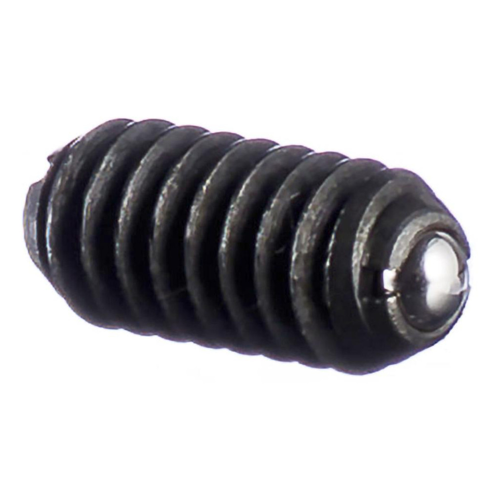 Threaded Ball Plunger: 3/8-16, 0.188" Ball Dia, 5/8" Body Length, 0.048" Max Ball Reach