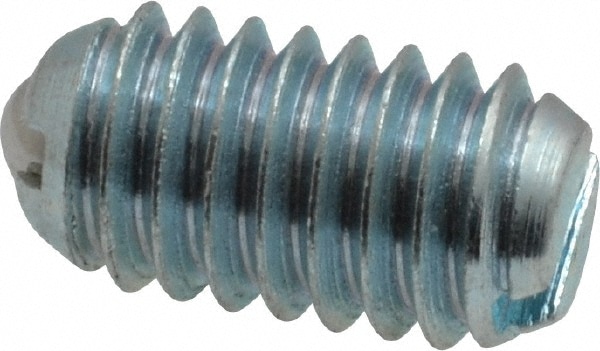 Threaded Ball Plunger: 5/16-18, 0.156" Ball Dia, 0.578" Body Length, 0.04" Max Ball Reach